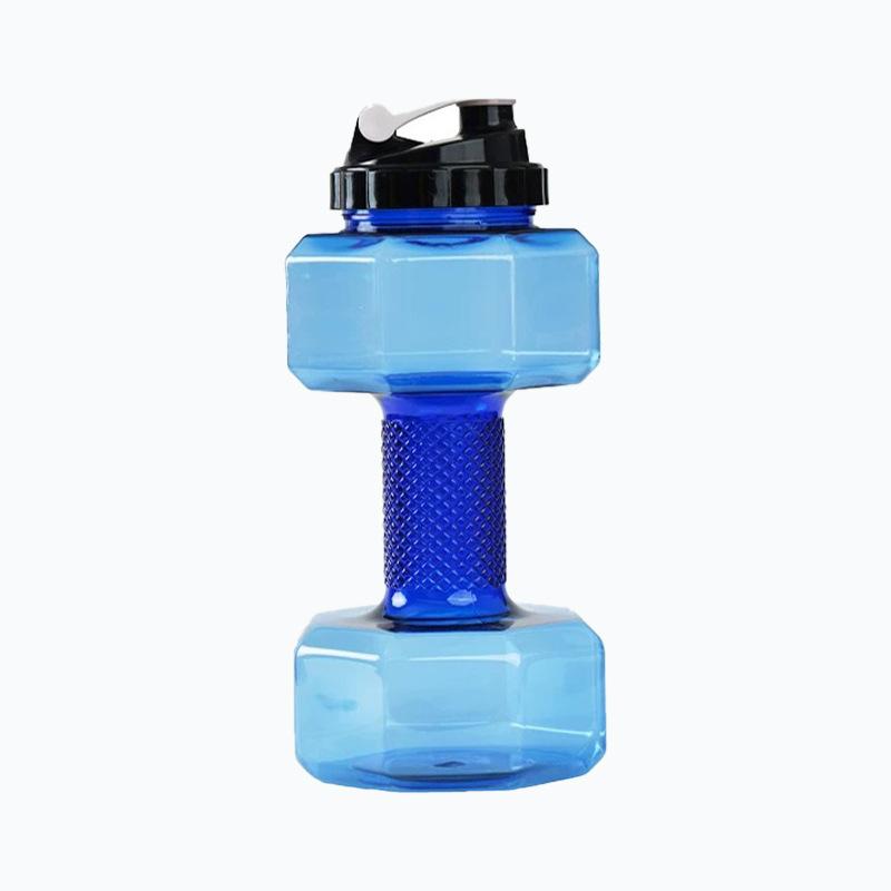 2.2L Sports Dumbbell Shaped Kettle Sport Water Bottle Outdoor Indoor Fitness Cycling Water Bottle Camping Cold Water Bottle