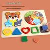 3D Geometric Animal Shape Puzzle Board for Early Education and Shape Matching