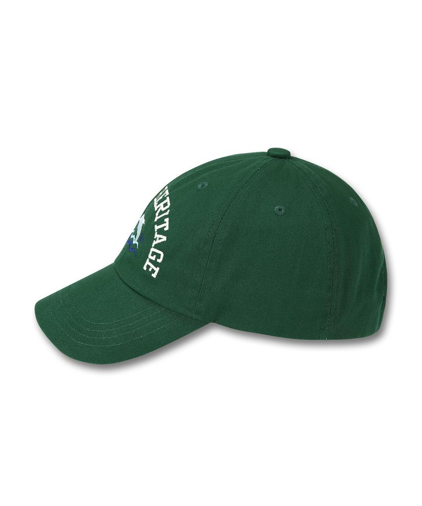 DOLPHIN WAVE APPAREL Ocean Heritage Dolphin Ball Cap Deep Green