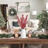 65cm Artificial Berry Branch Decorative Lifelike Fake Berry Branch for Festive Decor