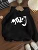 Hooded Sweatshirt Spring And Autumn New Style Boys And Girls Hoodie Cartoon Print Big Children