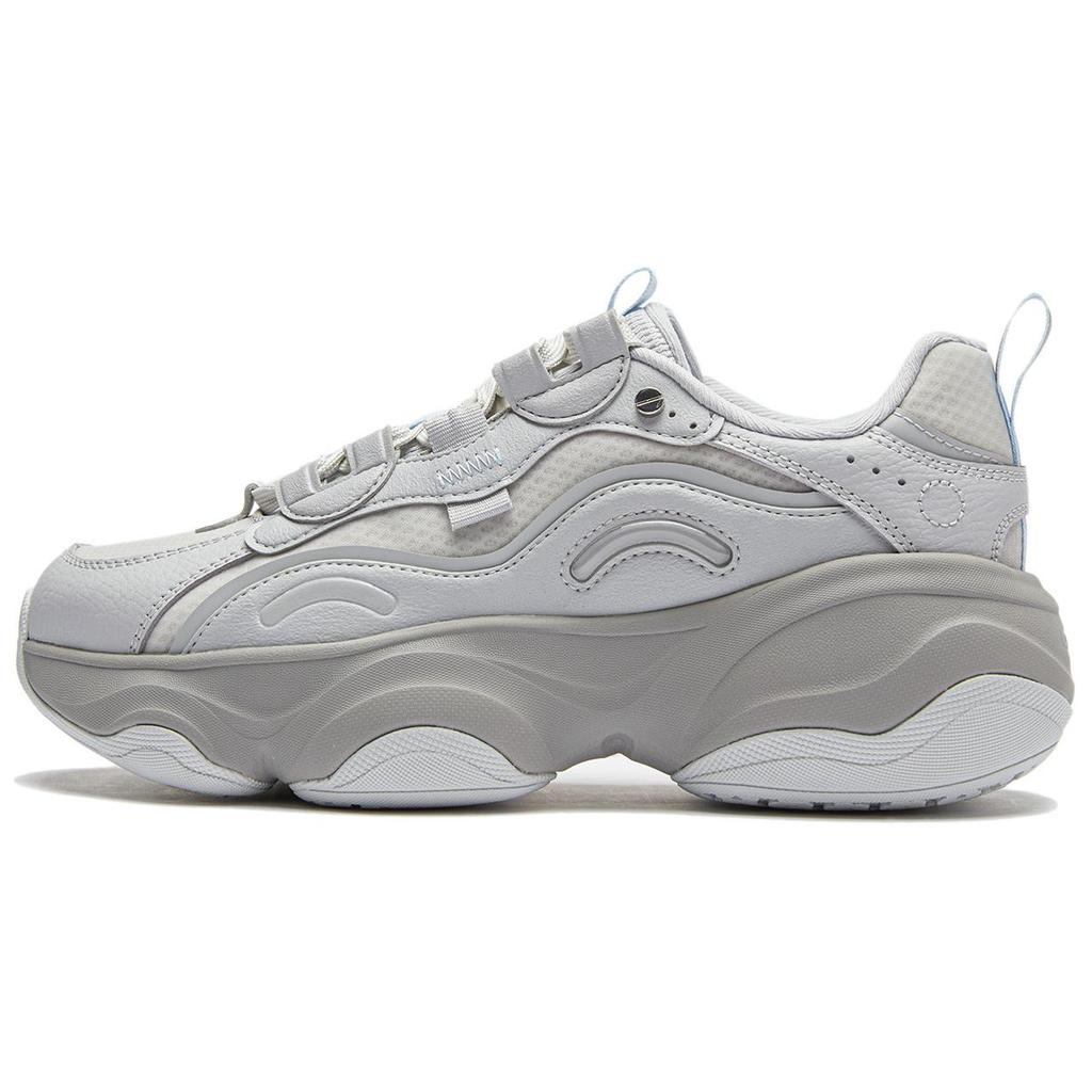 New LiNing Honey Cushioning Wear-Resistant Low-Top Casual Shoes Women's Gray AGCU246-2