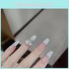 Removable Jelly Double-sided Nail Stickers With Love Heart Design