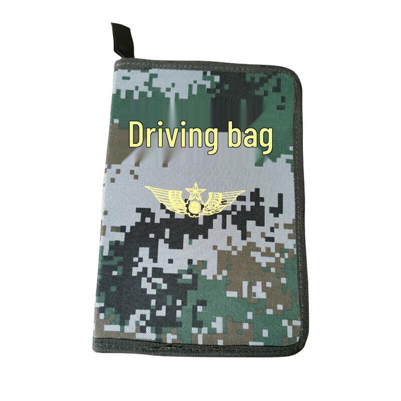 Camouflage Driving Document Briefcase