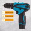 High-Power Brushless Electric Hand Drill Set with Lithium Battery