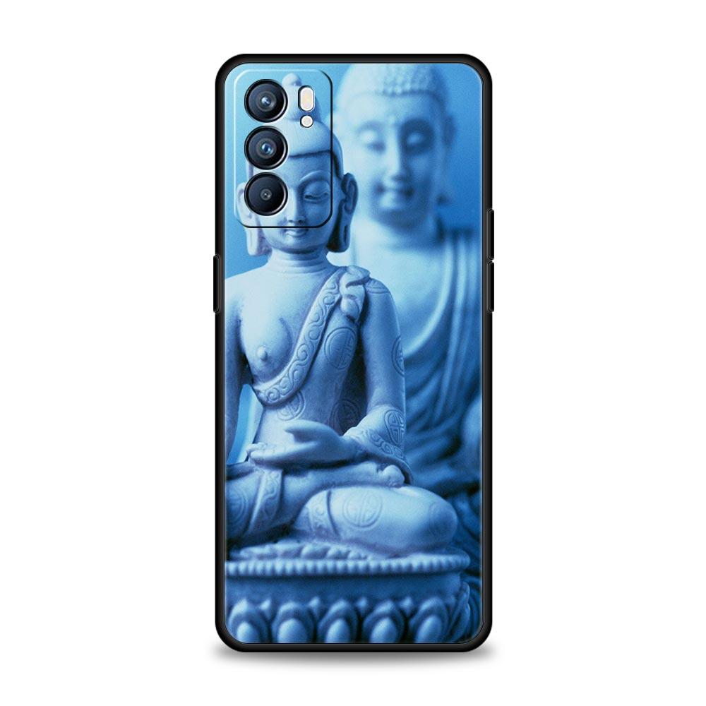 Mandala Chakra Gautama Buddha Handyhülle Für Oppo Find X5 A54 A53 A52 A9 2020 A15 A95 A16 A76 A12 Reno7 SE Reno6 Pro 5G Hülle