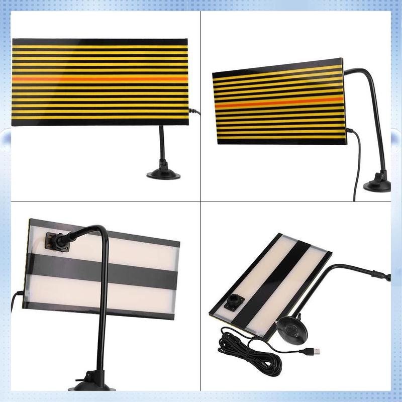 Led Stripe Line Board Paintless Dent Removal Repair Tools With 5M Long Line And Adjustment Holder Yellow Light