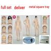 Elegant Full-Body Female Mannequin with Updo Hairstyle In Skin Tone, Perfect for Displaying Clothing.