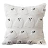 Halloween Plush Faux Fur Pillowcase Washable Ghost&Pumpkin Pillow Cover Throw Pillow Cover for Couch Sofa Bedroom Home Decor