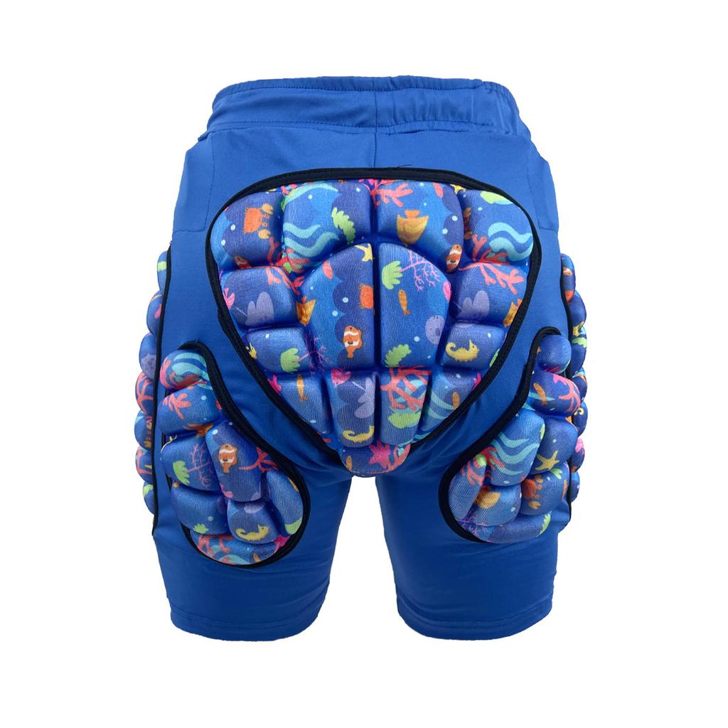 Barne rulleskøyter hoftebeskyttelse anti-fall bukser skøyter ski skateboard balansebil rumpepute hoftebeskyttelse anti-fall hoftebeskyttelse