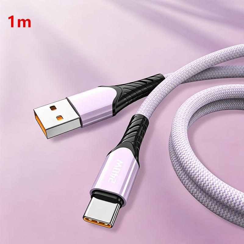 240W Usb C Fast Charging Cable 0.25M/1M/1.5M/2M Phone Usb Type C Quick Charge Data Wire For Phone Usb C Data Line