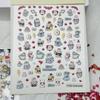 Fat Nini Cute 3D Embossed Nail Art Stickers for Power Bank & Nails