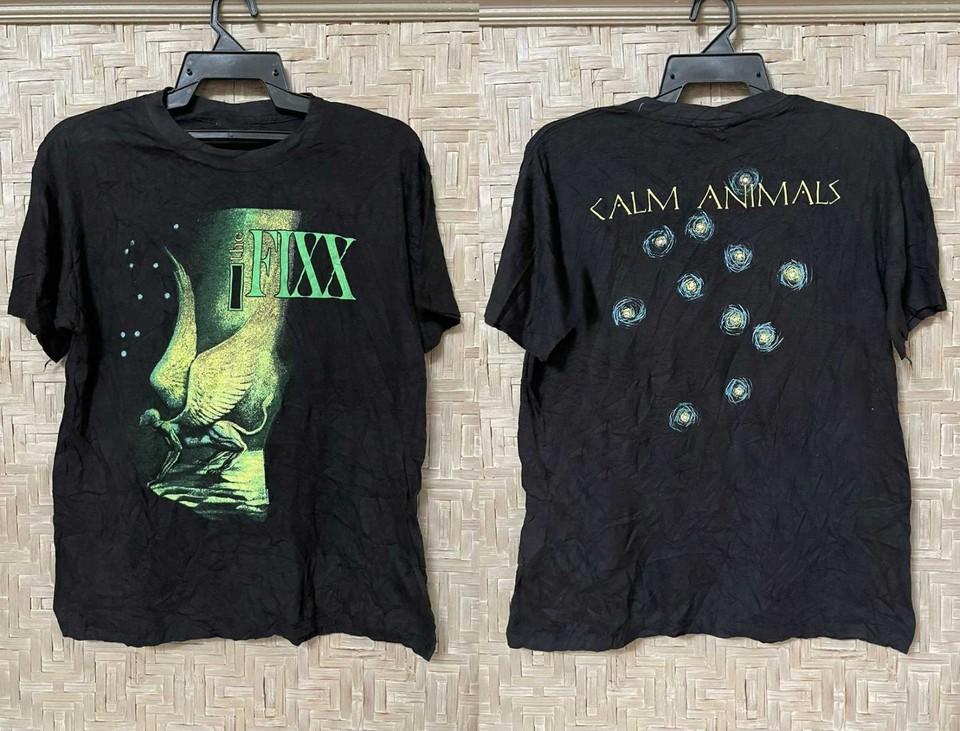 Band The Fixx Calm Animals 100% Cotton Adult TShirt All Size MC498 Unisex T-Shirt XXXXL