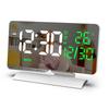 6.6  Large Display Digital Desk Clock, Dual Alarm Clock with Indoor TemperatureCelsiusDate, USBCelsiusType-C Charging Ports, 6-  Dimmer, 5 Volume