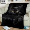 1PC Cute cat, cartoon blanket, all season lightweight home office outdoor nap multifunctional blanket