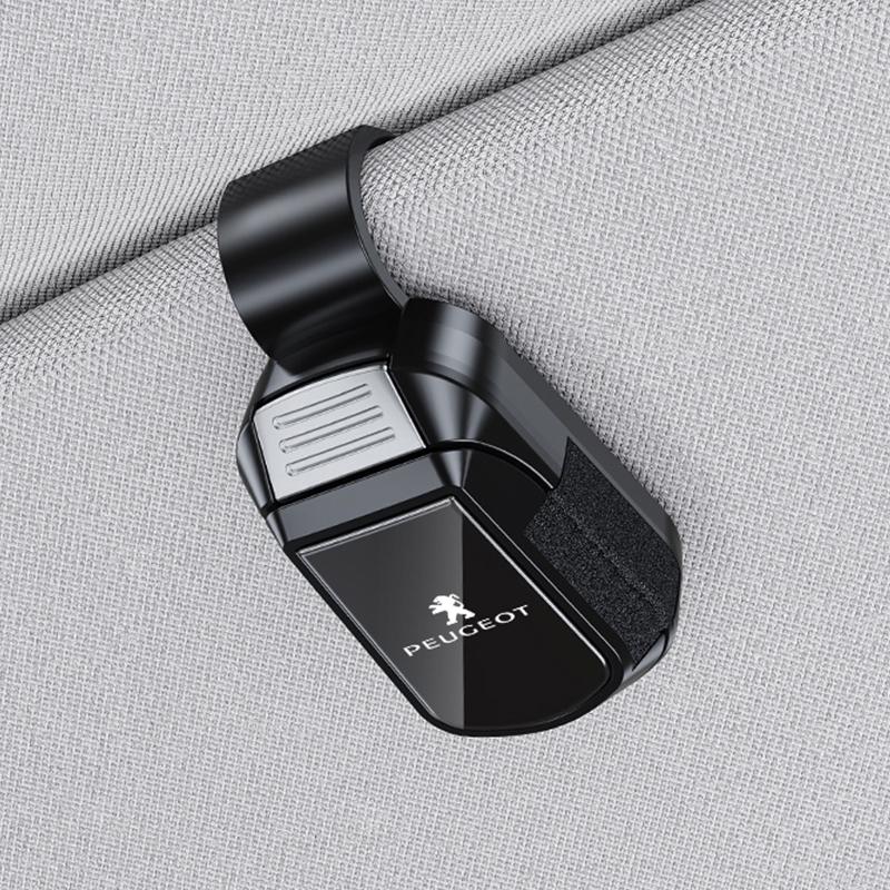 Car Glasses Sunglasses Storage Clip Sun Visor Clamp For Peugeot 408 4008 308 G3008 Rifter 5008 508 2008 208 301 RCZ 407 108 608