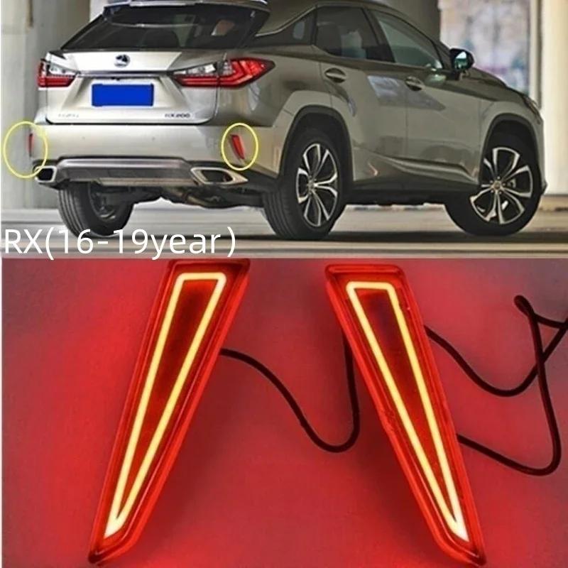 O pereche de mașini retrofitting bara spate reflector semnale lumină frână lampă pentru Lexus RX200t RX300 RX350 2016-2022
