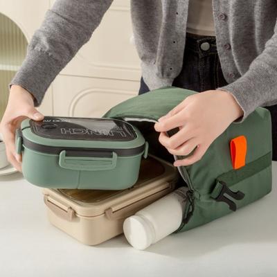 Stor Isolert Lunsjveske Termisk Tote Lekkasjesikker Oxford Kjøleveske Sammenleggbar Matoppbevaring For Jobb Skole Kontor Daglig Bruk