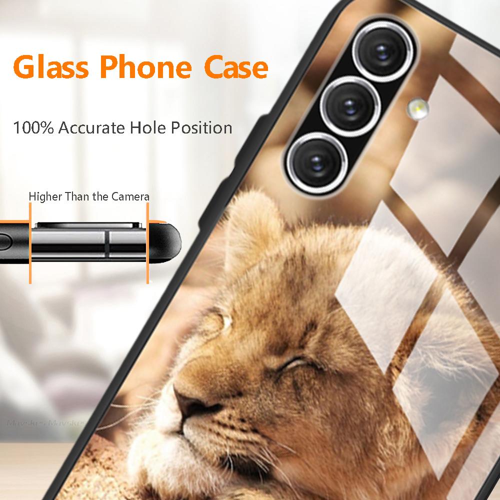 For Samsung Galaxy A05s Case Tempered Glass Case Cover Hard Bumper Couqe For Samsung A05s Phone Back Covers A05 S A057 Fundas