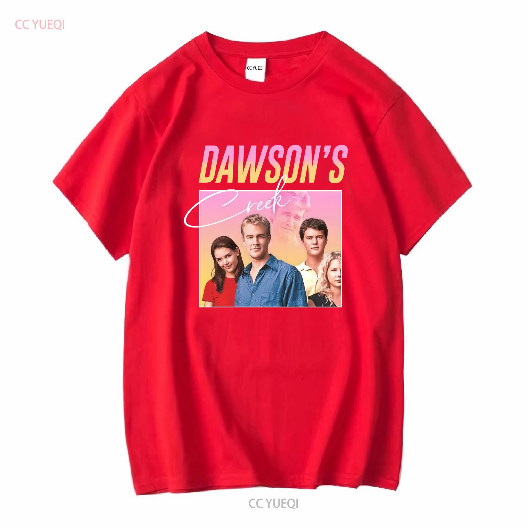 Dawsons Creek Vintage T Shirt vintage Washed streetwear Breathable Stylish graphic Stretched Slightly fashion Versatile S