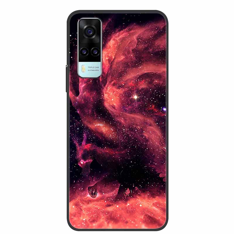 For Vivo Y53s 4G Case Animals Soft Silicone TPU Phone Back Cover Case for Vivo Y31 2021 Funda for Vivo Y53 s Y 31 Luxury Coque