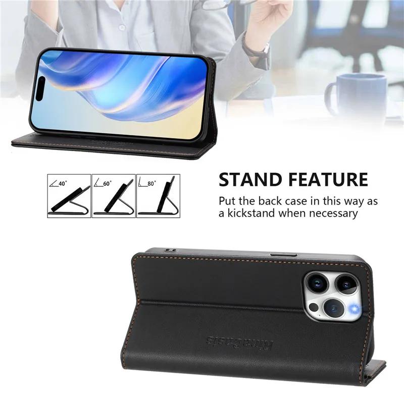 Luxury Anti-thef Wallet Flip Cover Phone Case For UMIDIGI Note 90 9 A15 A15C A15T Power 7 Max Power Bison X20 G9 5G Leather Case