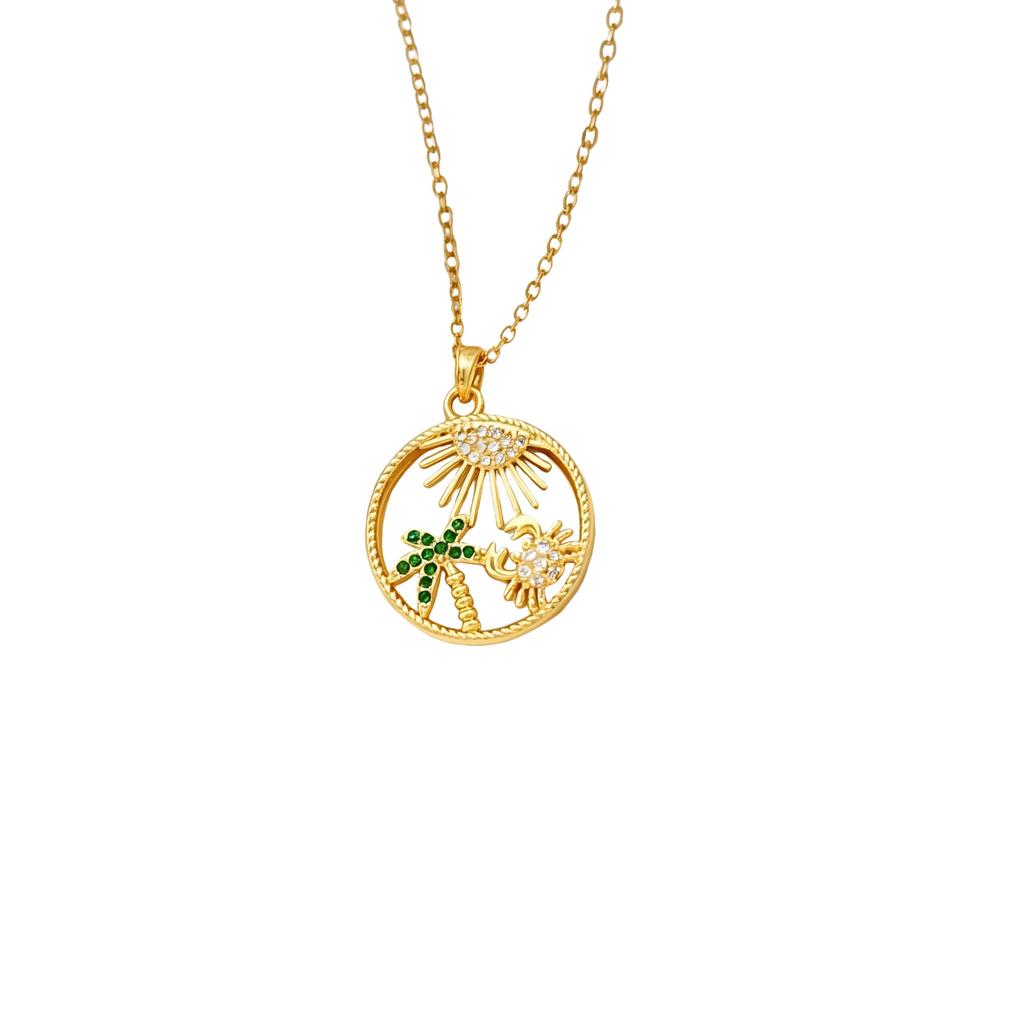 Ocean-themed Beach Vacation Style Necklace Pendant with Simple Design, Full of Girl Charm and High-end Appeal, Perfect Accessory for Girls.