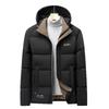 2025 Winter Men's Thickened Cotton Puffer Jacket - Business Casual Style for Youth & Middle-aged