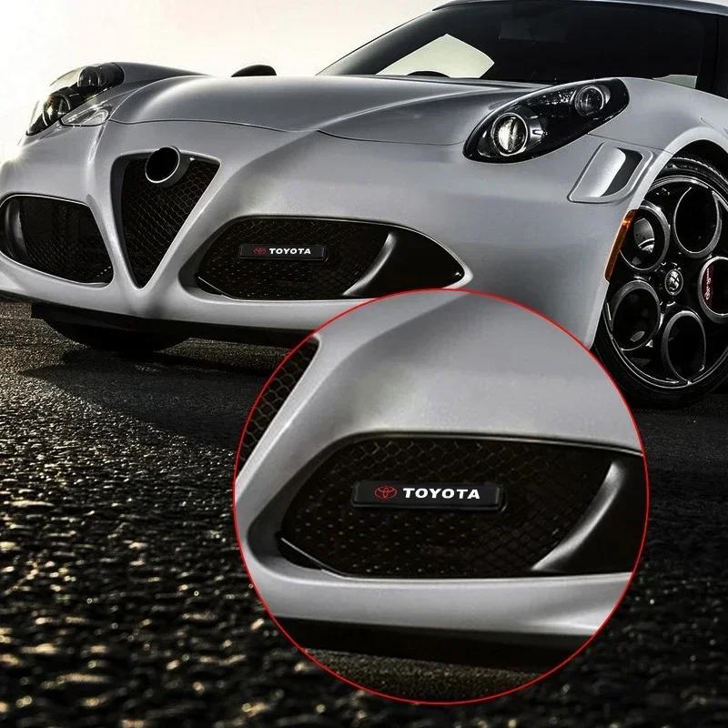 Auto Dekoratives Licht LED Front Kühlergrill Emblem Abzeichen Dekoration für Toyota Yaris Corolla Avensis Aygo Vitz Vios Yaris Mark-X Mirai