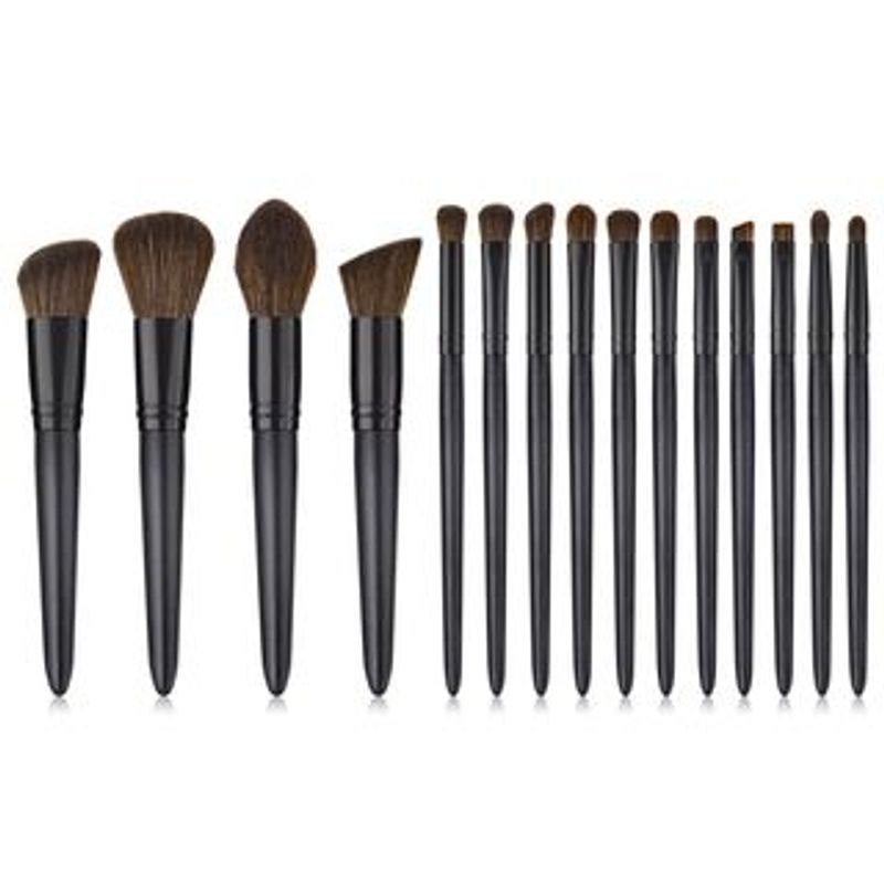 Pinselstrich der Schönheit - Set mit 15: Make-up Pinsel