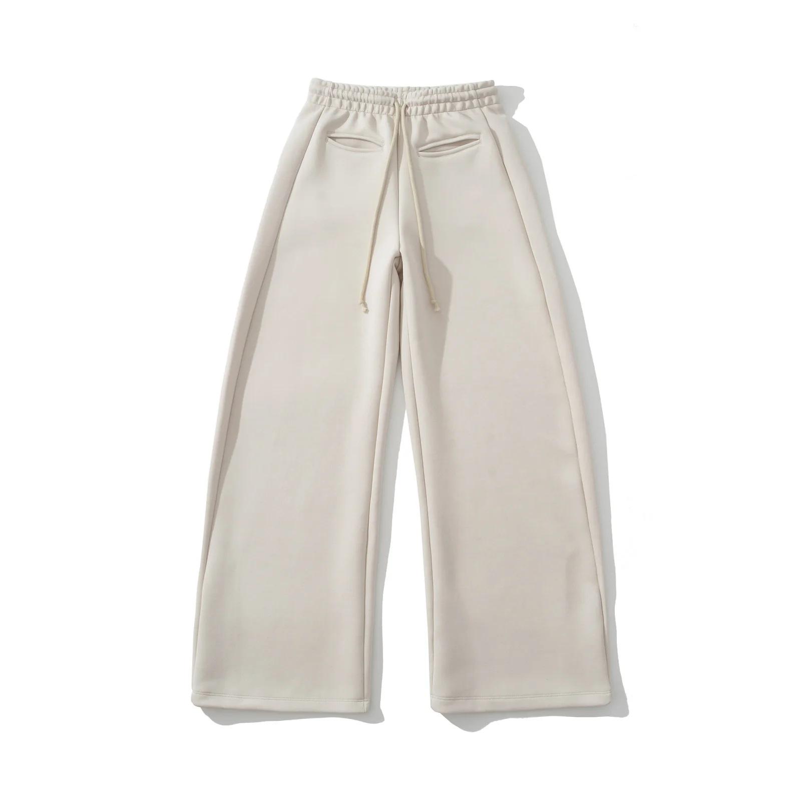 Spicy Girl High Waist Slimming Grey Sweatpants: Women s Loose Wide-Leg Scimitar Pants for Spring/Autumn 2026 Medium