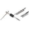 Tap Drill Bit Set Bearing Steel with TType Tap Wrench Hand Tool for Screws Nuts Tapping