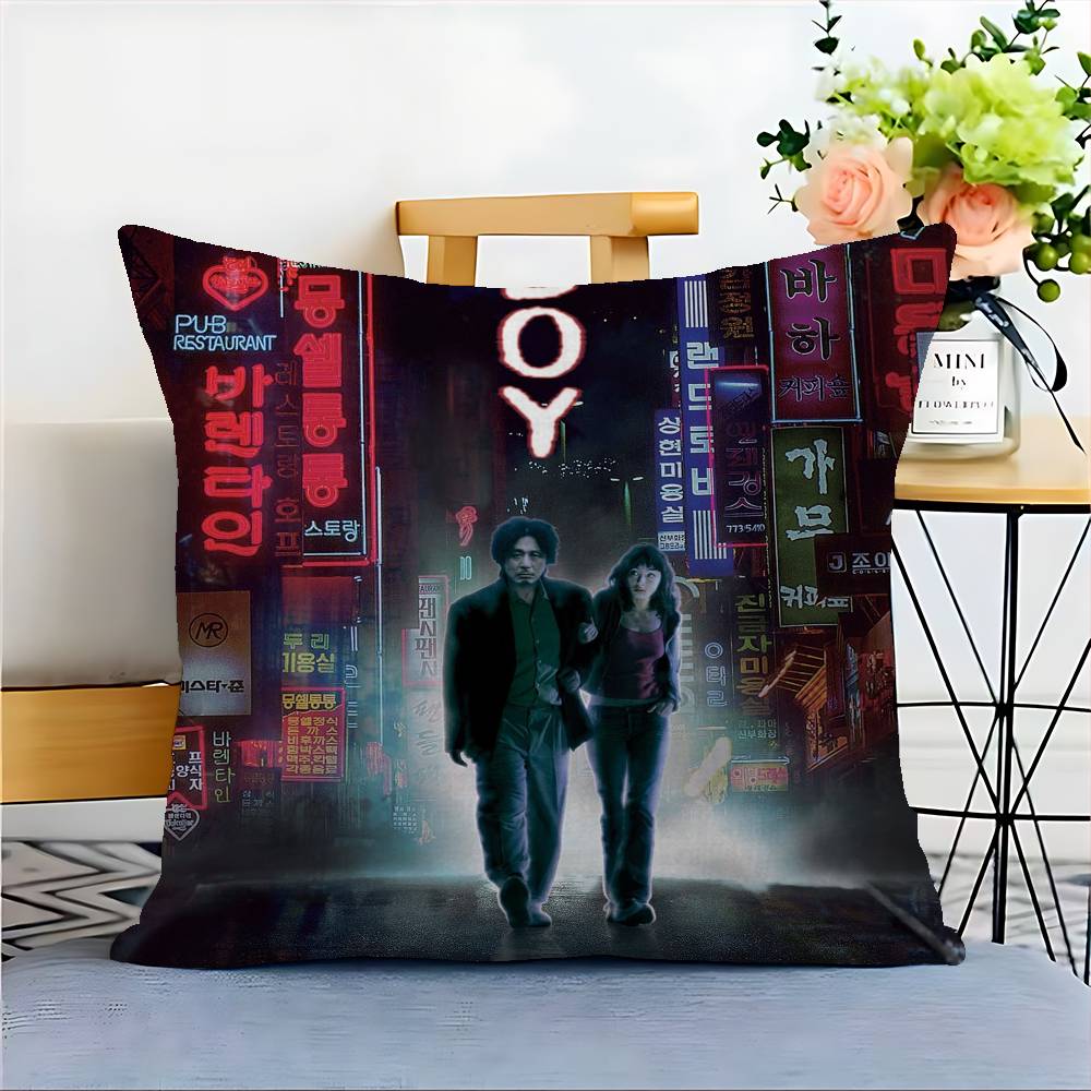 Thriller Movie Oldboy Pillowcase Toon Gift Cushion Cover Bedroom Home Sofa Chair Seat Decor Pillow Case