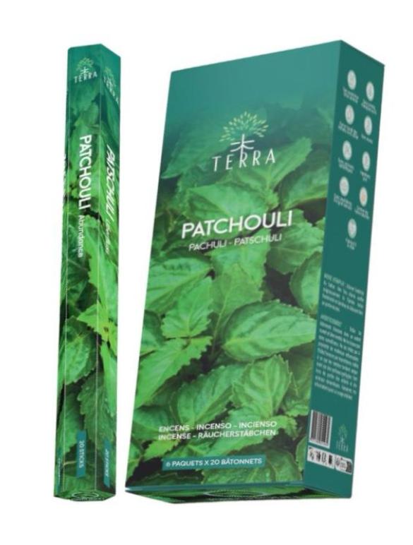 Terra patchouli kadzidełka 20 szt. paczula