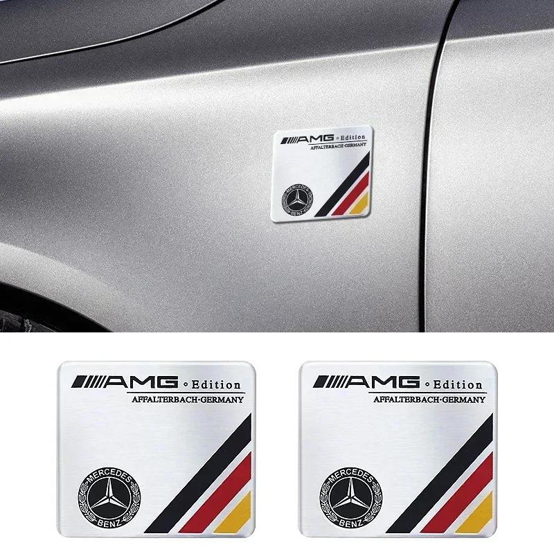 BTY4 1Pcs 3D Metal Stickers Car Body Trunk Decal For Mercedes Benz W203 W204 W205 W206 W176 W177 W212 W213 X156 X253 W117 W118