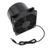 Solar Propelled Ventilation Fan ABS Plastic Detachable Plan Exemplary For Greenhouses Hydroponics Offices