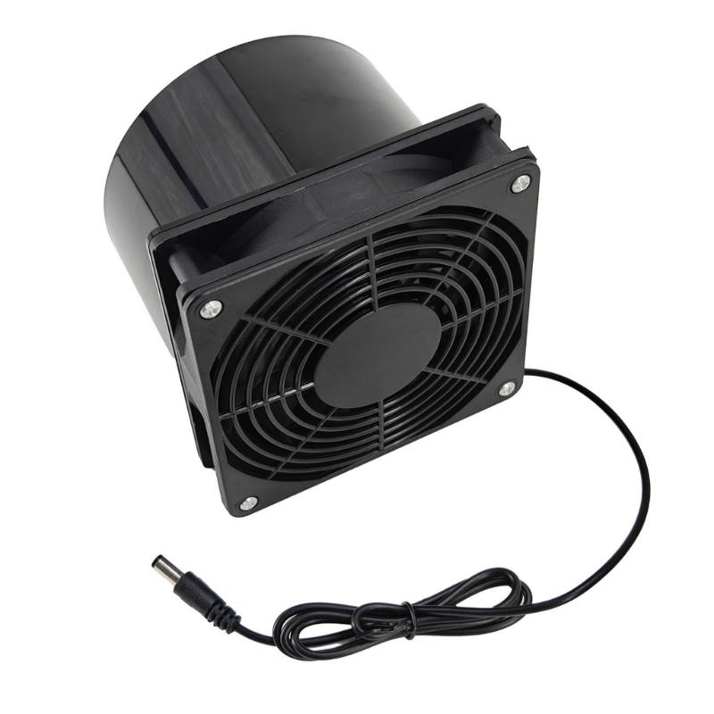 Solar Propelled Ventilation Fan ABS Plastic Detachable Plan Exemplary For Greenhouses Hydroponics Offices