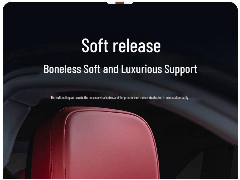 Almohada de apoyo para el cuello y la zona lumbar del reposacabezas del Porsche Macan/Cayenne: Compatible con 718, Panamera, 911