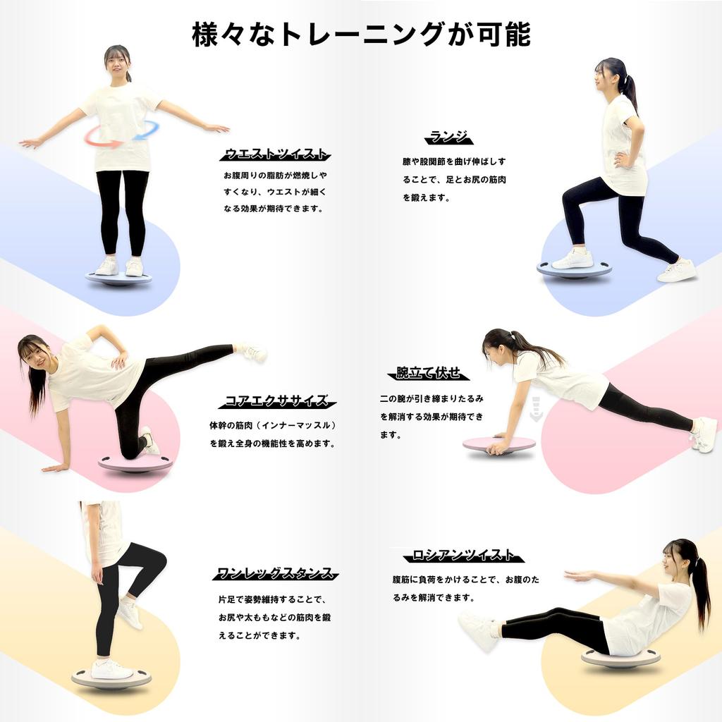 DABADA Balance 200kg Weight for Core and Inner Muscle Building Board, Capacity, Training, Balance, Yoga, Fitness, Exercise, (Ice Blue)