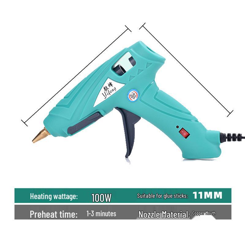 Multicolor High Viscosity Electric Glue Gun for Handmade Jewelry and Crafts