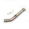 60mm Motorcycle Exhaust Muffler Stainless Steel Middle Link Pipe For KTM 1290 Super Duke R 2014 2015 2016 2017 2018 2019