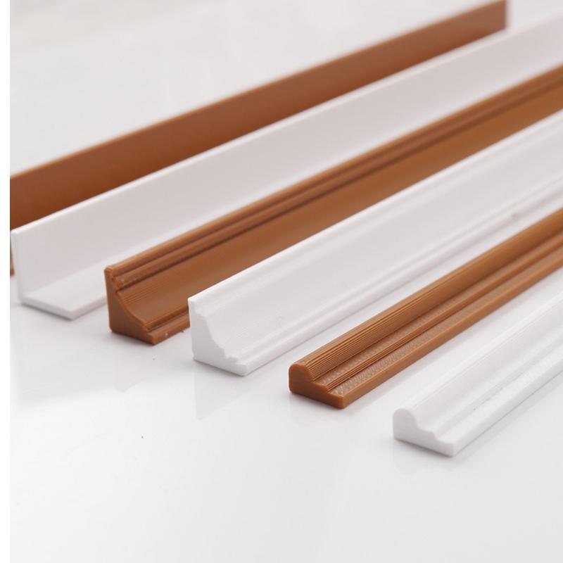 Decorative Trim Realistic Plastic Simulation Skirting Board for Dollhouses Miniature Scene Enhancing Creative Play