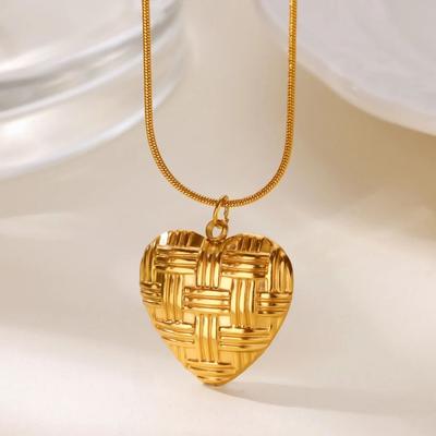 Modische Geometrische Herz Halsketten Für Frauen Edelstahl Herz Anhänger Halskette Hochzeit Weihnachten Schmuck Geschenk