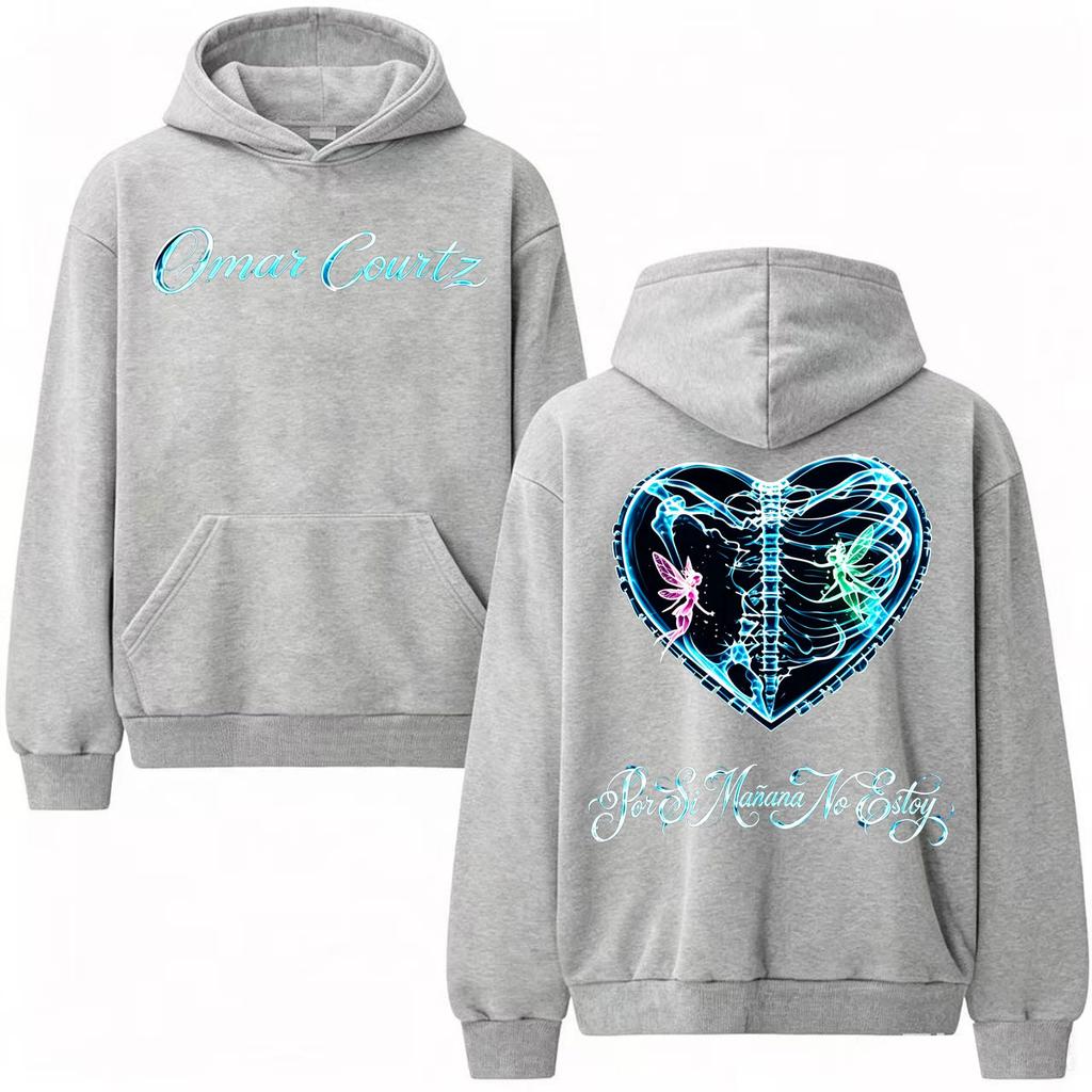 Unisex Woman'sOmar Courtz Por Si Manana No Estoy Tour Hoodies Men's Women Clothes Fashion Streetwear Sweatshirts Casual High Quality Pullovers