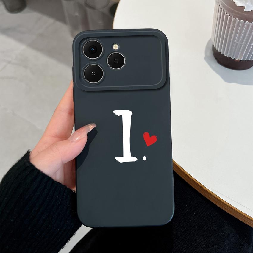 Phone Cases For Tecno Spark 40 Pro Plus 40C Pova 4 5 6 7 Neo Creative Letters Shockproof Silicone Soft Covers Camera Protection Shell For Tecno Casing