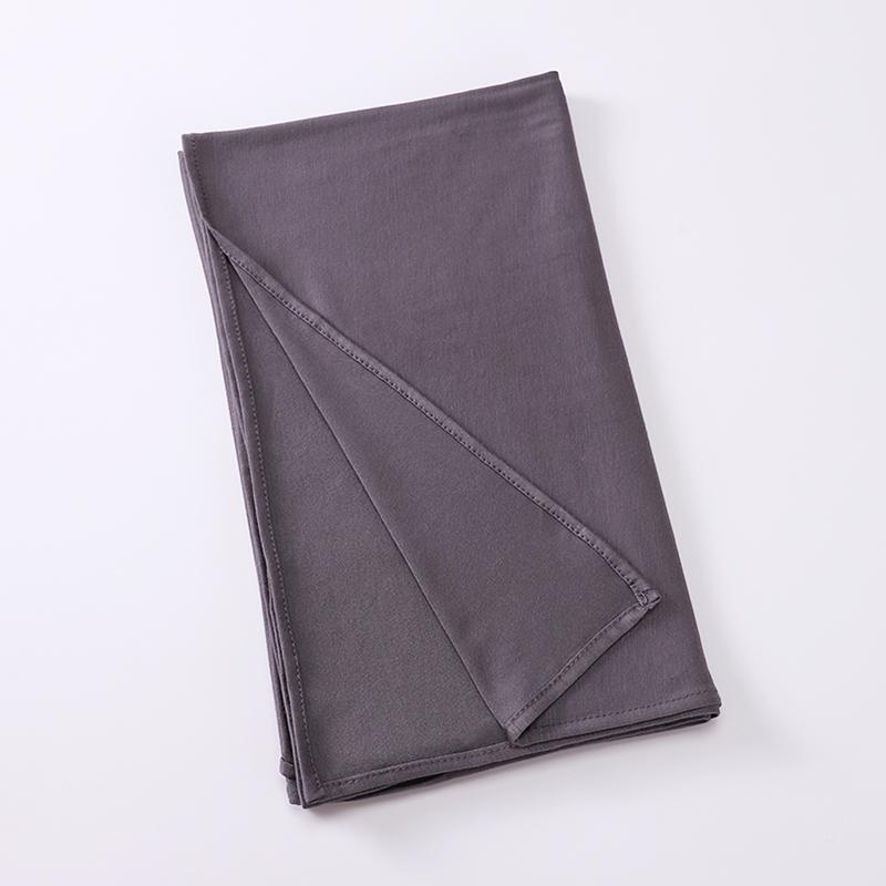 Classic Jersey Hijabs Cross Tie Instant Scarf Plain Solid Color Scarves Style Head Wrap Headscarf For Women Soft Turban