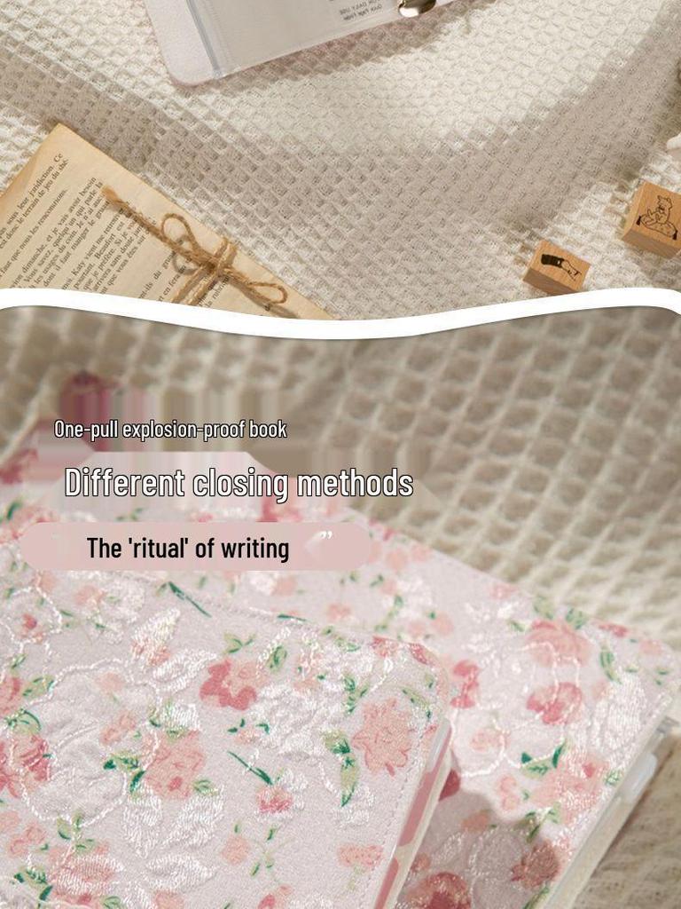 Detachable A6 Cute Loose-Leaf Literary Notebook Diary