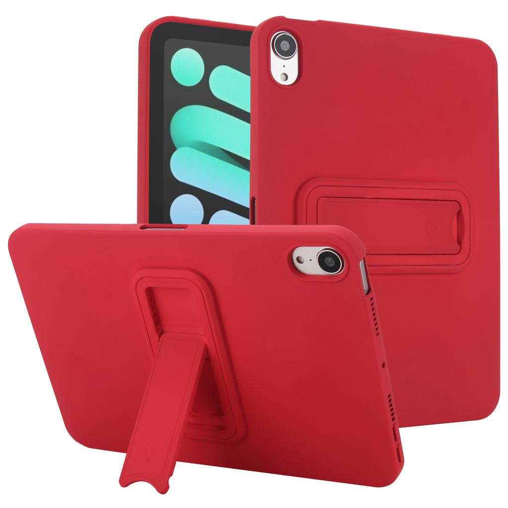 For iPad mini (2024)/(2021) Case TPU+PC Skin-Friendly Kickstand Tablet Cover
