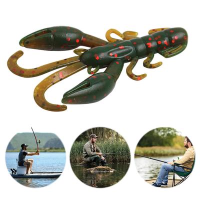 5pcs 5cm Artificial Bait Fishy Smell Fishing Bait Crayfish Soft Fishing Lure Fishing Accessories