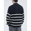 Men's Warm Fashionable Big Size Heavy Sweater Soft High Quality Fabric Round Neck Sweater Loose Casual Sports Long-sleeved Knit Shirt